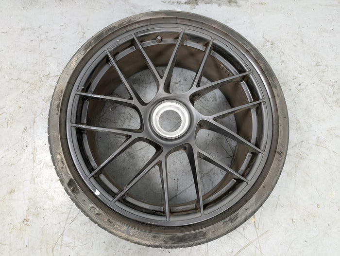 Porsche 991.2 911 GTS Front Left/Right Center Lock Matte Black Wheel 20