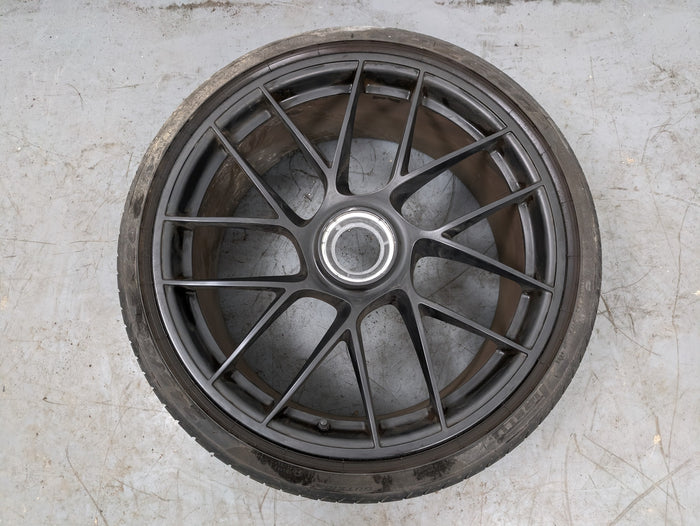 Porsche 991.2 911 GTS Front Left/Right Center Lock Matte Black Wheel 9