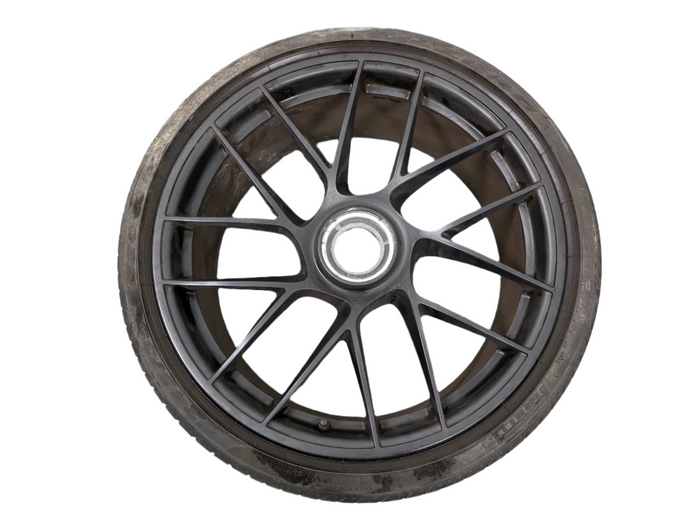 Porsche 991.2 911 GTS Front Left/Right Center Lock Matte Black Wheel 9