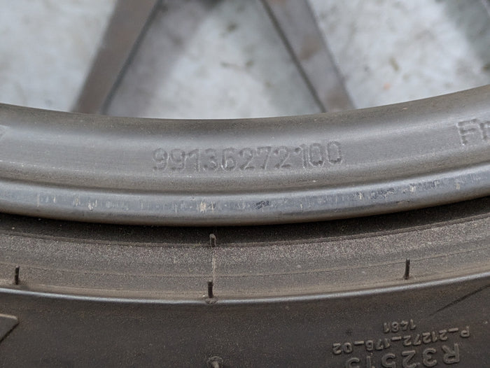 Porsche 991.2 911 GTS Front Left/Right Center Lock Matte Black Wheel 9