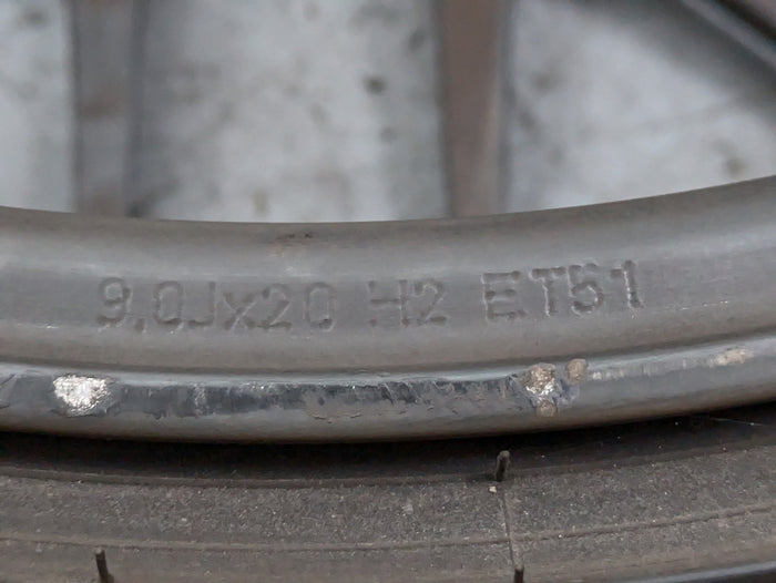 Porsche 991.2 911 GTS Front Left/Right Center Lock Matte Black Wheel 9