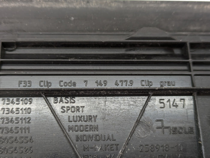 BMW F32 4 Series M Sport Door Sill Trim Set 8054525 *DAMAGED*