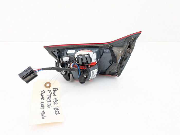 BMW F32 F33 F36 4 Series Pre-LCI Left/Driver Side Inner Trunk Tail Light 7296101