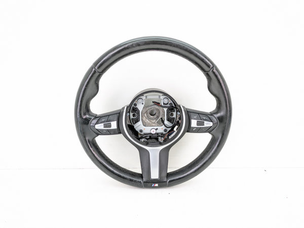 BMW F32 F30 F31 F33 F34 F36 4 & 3 Series M Sport Heated Leather Steering Wheel W/O Paddles 32307848339