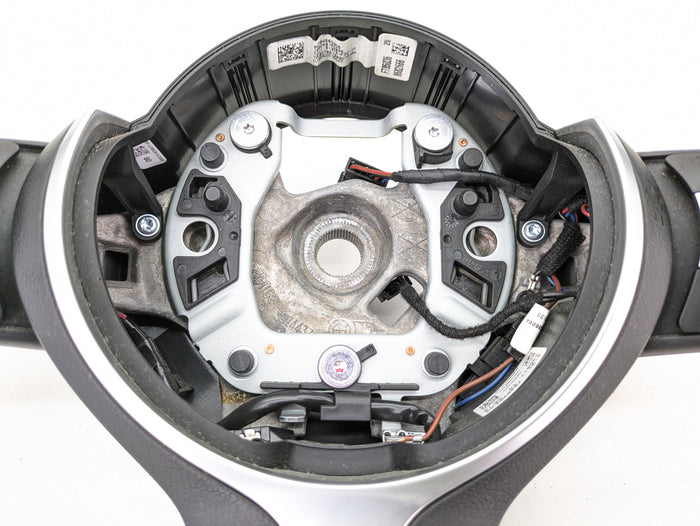 BMW F32 F30 F31 F33 F34 F36 4 & 3 Series M Sport Heated Leather Steering Wheel W/O Paddles 32307848339