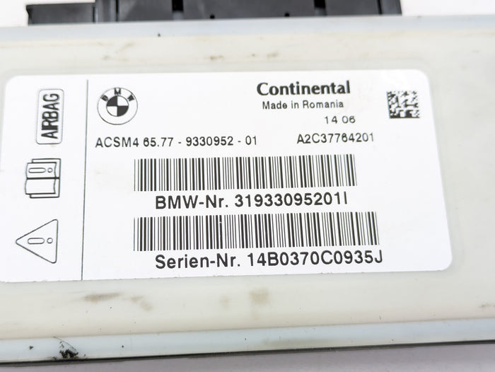 BMW F32 F30 F31 4 & 3 Series Airbag Control Unit Module 9330952