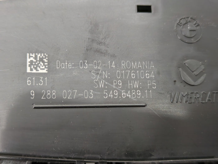 BMW F32 F30 F31 F33 F34 F36 4 & 3 Series Headlight Control Switch Unit 9288027