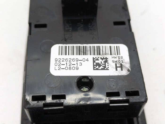 BMW F32 4 Series/F82 M4 Driver/Left Side Master Window Switch W/Black Trim 9226269
