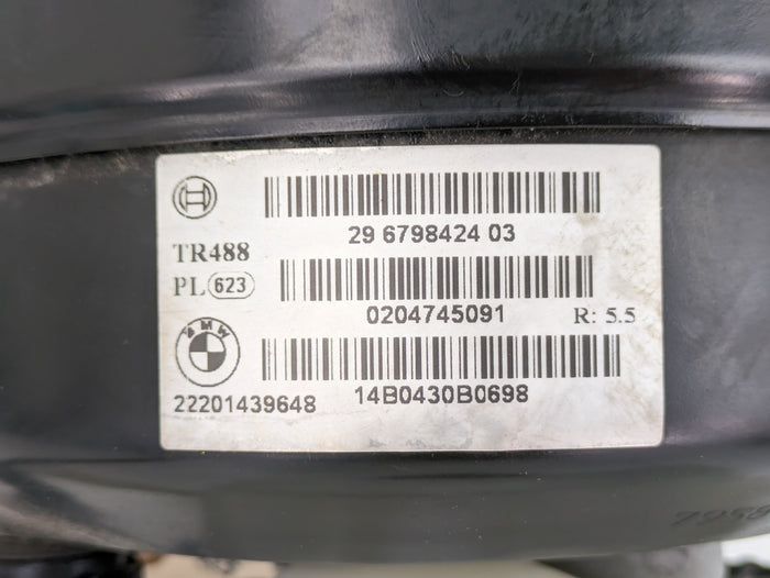 BMW F32 435xi Brake Booster & Brake Master Cylinder 6798424