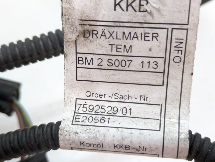 BMW F32 F30 F33 F34 F36 435xi 335xi N55 Manual Transmission Sensoric Module 2 Engine Wiring Harness 8601843