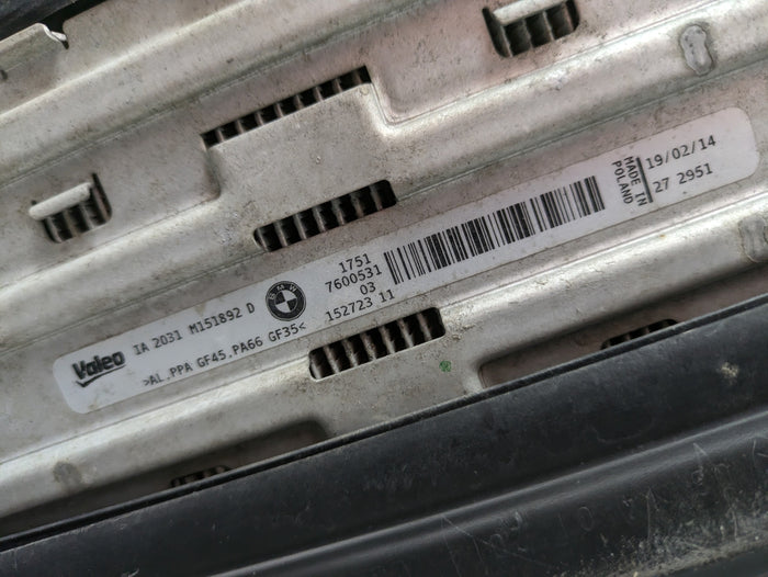 BMW F32 F33 F30 435xi 335xi M Sport N55 Manual Transmission Radiator/Radiator Fan/Intercooler 7640513/7600531/7628053/7608409