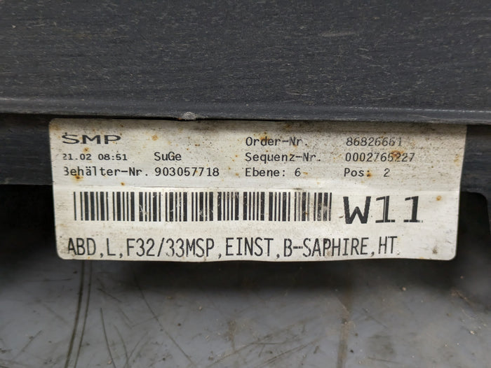 BMW F32 F33 4 Series M Sport Left/Driver Side Skirt Black Sapphire Metallic (475) 8054539 *DAMAGED*