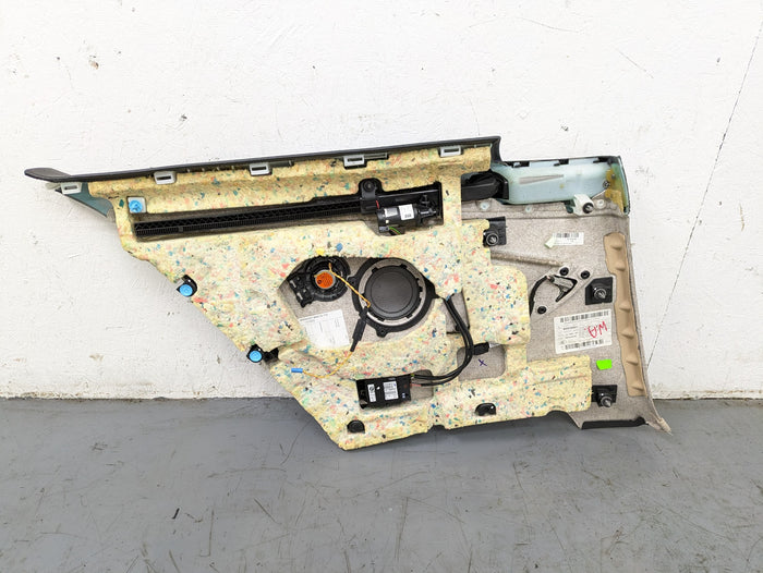 BMW F32 4 Series Right/Passenger Side Rear Black Dakota Leather Door Panel Card 51437389752