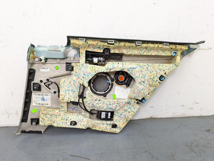 BMW F32 4 Series Left/Driver Side Rear Black Dakota Leather Door Panel Card 51437389751