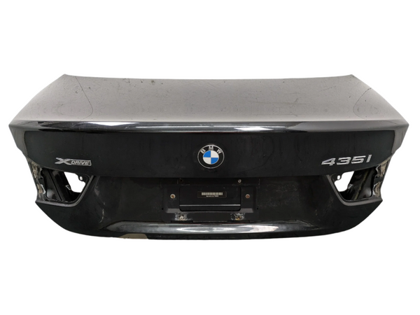 BMW F32 4 Series Trunk Lid Black Sapphire Metallic (475) 41007381193