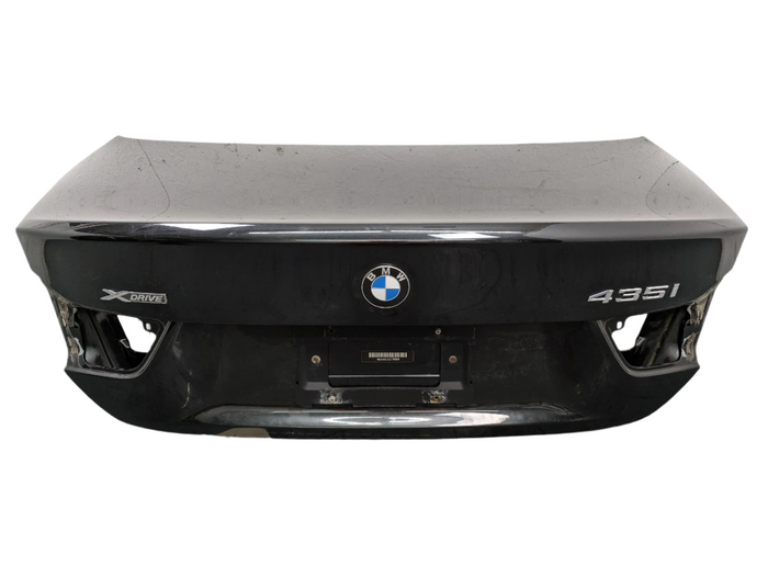 BMW F32 4 Series Trunk Lid Black Sapphire Metallic (475) 41007381193