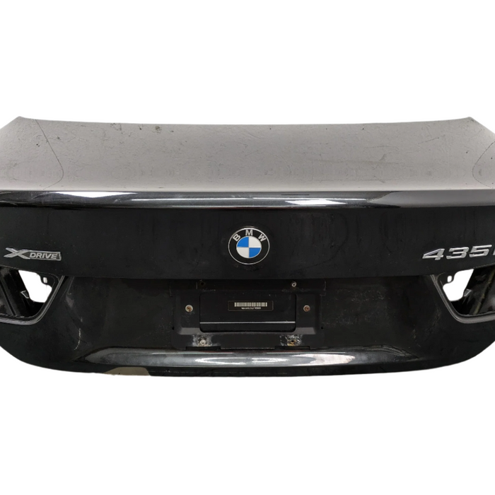 BMW F32 4 Series Trunk Lid Black Sapphire Metallic (475) 41007381193