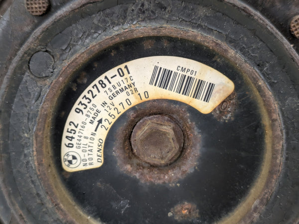 BMW F32 F33 F34 F36 F30 435xi 335xi N55 Air Conditioning/AC Compressor 9332781