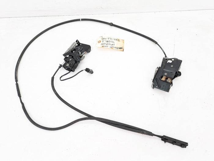 BMW F32 F30 F31 F33 F34 F36 4 & 3 Series Hood Latches W/Cables 7242548/7242549/51237411315