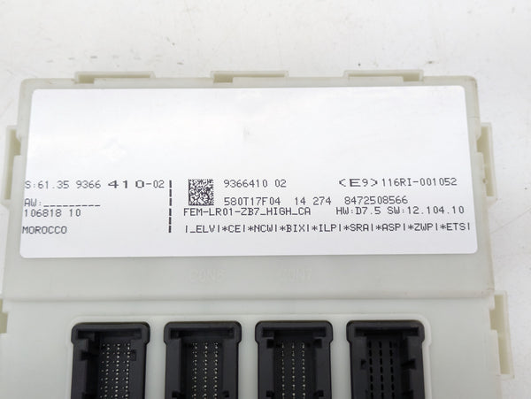 BMW F32 F30 F31 F33 F34 F36 4 & 3 Series Front Electronic Module/FEM/Body Control Module 9366410