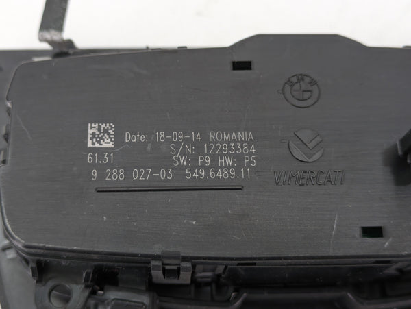 BMW F32 F31 F33 F34 F36 F30 4 & 3 Series Headlight Control Switch Unit 9288027