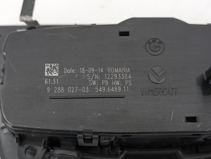 BMW F32 F31 F33 F34 F36 F30 4 & 3 Series Headlight Control Switch Unit 9288027