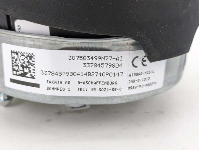 BMW F32 F31 F30 F33 F34 F36 4 & 3 Series M Sport Steering Wheel Dual Stage Airbag 32308092724