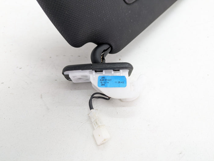 BMW F32 4 Series/F82 M4 Right/Passenger Side Black Sun Visor 8061314