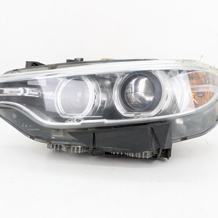 BMW F32 F33 F36 435i 440i 428i 430i Pre-LCI Left/Driver Side Adaptive Xenon Headlight 7410795 *DAMAGED*
