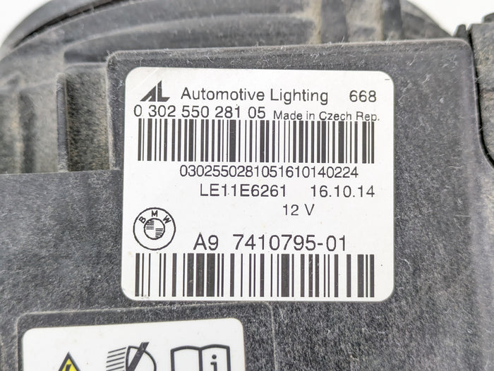 BMW F32 F33 F36 435i 440i 428i 430i Pre-LCI Left/Driver Side Adaptive Xenon Headlight 7410795 *DAMAGED*