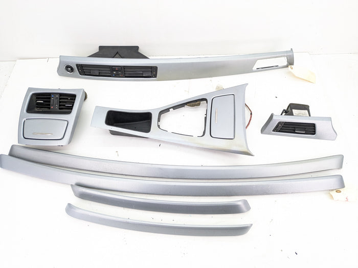 BMW E92 335xi 328xi M Sport Glacier Silver Non-iDrive Interior Trim Set