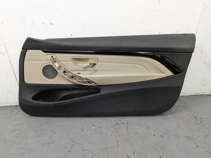 BMW F32 F33 4 Series Right/Passenger Side Front Oyster Dakota Leather Door Panel Card