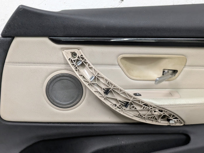 BMW F32 F33 4 Series Right/Passenger Side Front Oyster Dakota Leather Door Panel Card