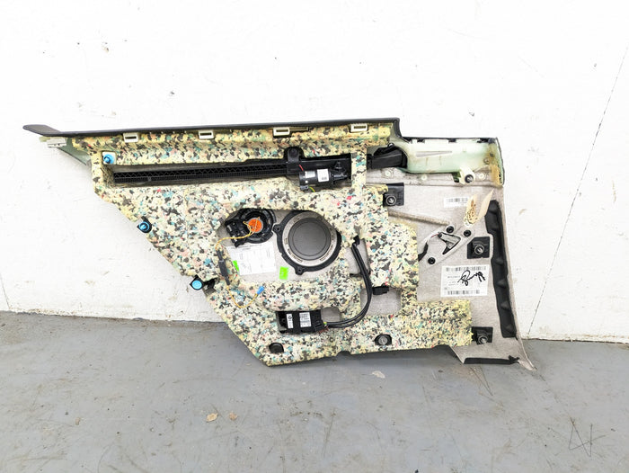 BMW F32 4 Series Right/Passenger Side Rear Oyster Dakota Leather Door Panel Card 51437389762