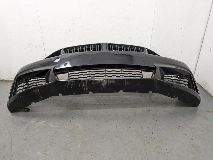 BMW F32 F33 F36 4 Series M Sport Front Bumper Black Sapphire Metallic (475)