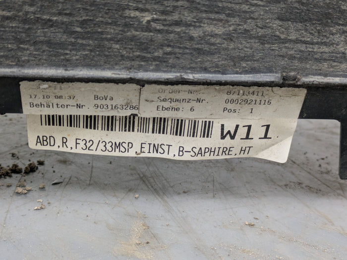BMW F32 F33 4 Series M Sport Right/Passenger Side Skirt Black Sapphire Metallic (475) 8054540 *DAMAGED*