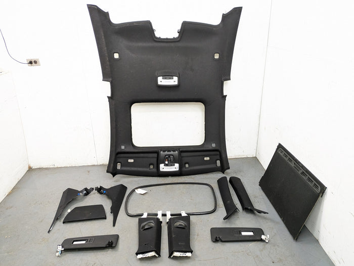 BMW F32 435xi 440xi 428xi 430xi Complete Black Headliner Set 51448064057 *Damaged*