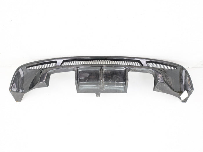 BMW E82 E88 135i 128i M Sport Rear Bumper Carbon Fiber Dual/Quad Exhaust Diffuser/Valance *DAMAGED*