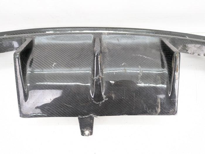 BMW E82 E88 135i 128i M Sport Rear Bumper Carbon Fiber Dual/Quad Exhaust Diffuser/Valance *DAMAGED*