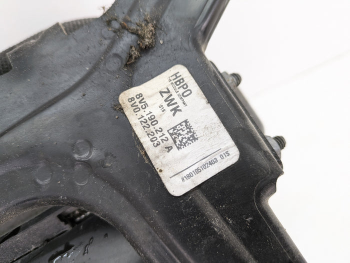 Audi 8V RS3 Left/Driver Side Front Auxiliary Radiator 8K0121212C/8V5190212A/8V0122203