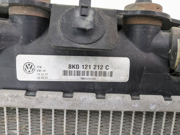 Audi 8V RS3 Left/Driver Side Front Auxiliary Radiator 8K0121212C/8V5190212A/8V0122203