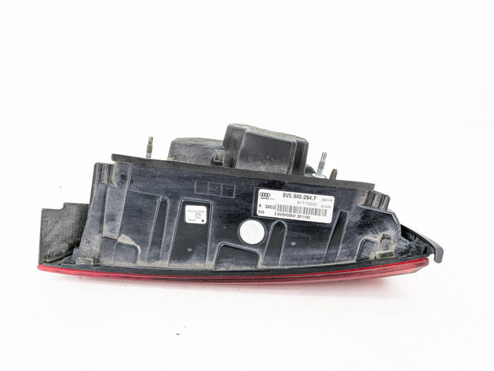 Audi 8V RS3 Right/Passenger Side Inner LED Tail Light 8V5945094F