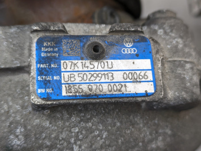 Audi 8V RS3 DAZA Turbocharger 07K145701J *DAMAGED*