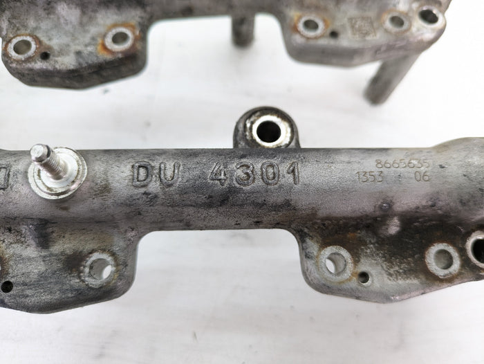 BMW G80 G2 F97 M3 M4 X3 M S58 Engine High Pressure Fuel Injector Rail Set 8665631 / 13538665635