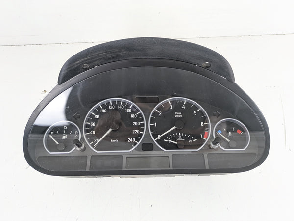 BMW E46 330xi Sedan Manual Transmission Gauge Cluster KPH 6940880