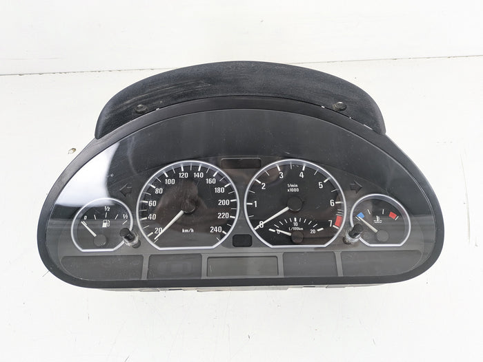 BMW E46 330xi Sedan Manual Transmission Gauge Cluster KPH 6940880