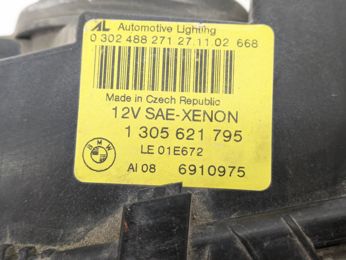 BMW E46 330i 328i 325i 323i 320i Coupe Pre-Facelift Left Adaptive Xenon Headlight 6910975 *DAMAGED*