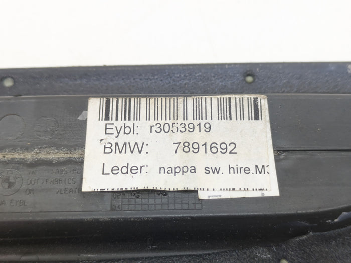 BMW E46 M3 330ci 328ci 325ci 323ci Coupe Right/Passenger Side Rear Black Leather Armrest 7891692