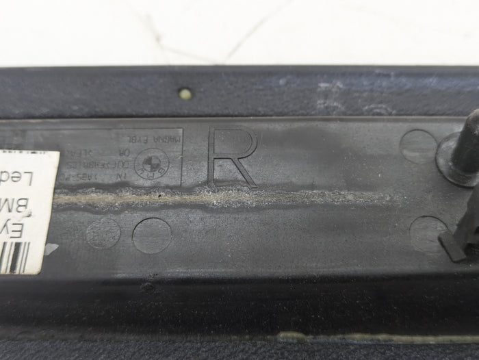 BMW E46 M3 330ci 328ci 325ci 323ci Coupe Right/Passenger Side Rear Black Leather Armrest 7891692