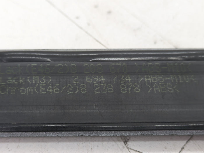 BMW E46 M3 Coupe Convertible Right/Passenger Side Door Molding Trim Black 2694734 *DAMAGED*